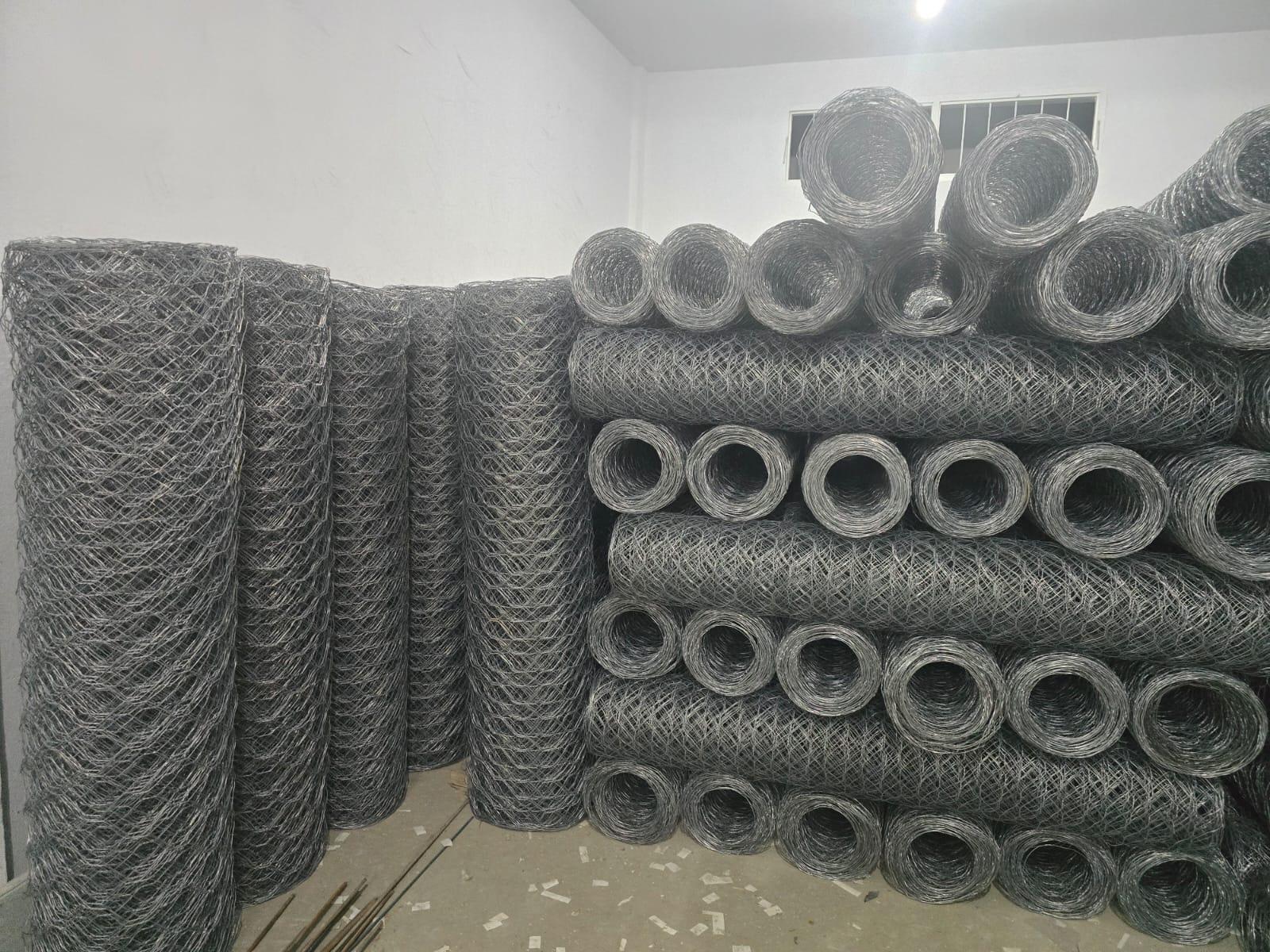 Clotûre grillage-gabion galvanisé 2 m